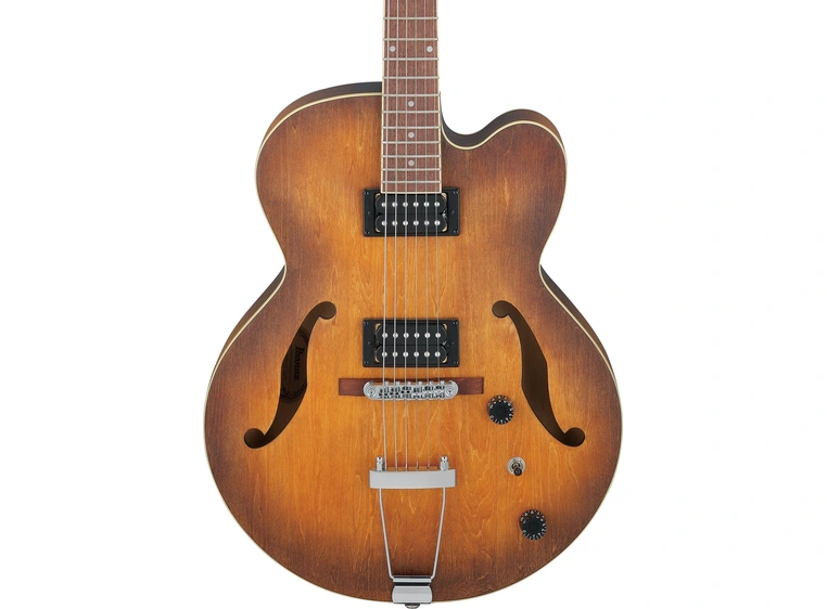 Ibanez AF55-TF Artcore Transparent Black Flar 